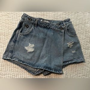 ZARA denim skort